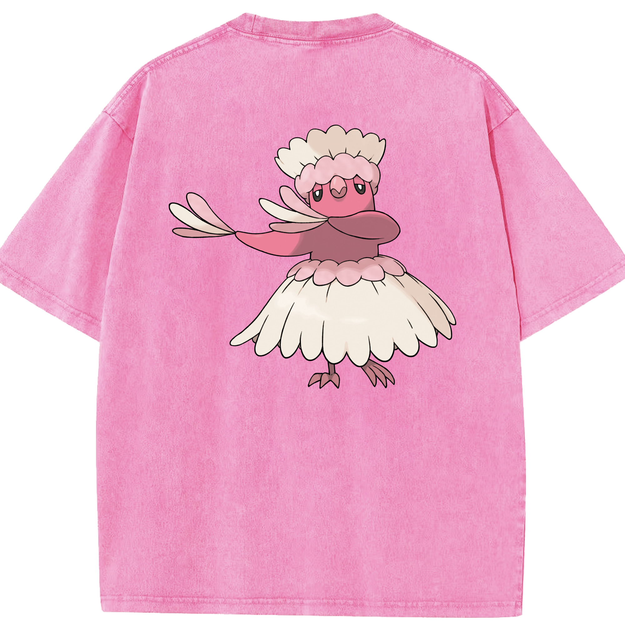 （画像用） ポケットモンスター Pokémon 綿100% ヴィンテージ風 半袖Tシャツ（背面プリント）